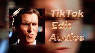 Herkesin Aradığı TikTok Edit Şarkıları  Edit için şarkılar Audio Edit 4 [upl. by Farro]