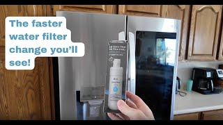 How to Change and Install Water Filter for LG Fridge Filter Replacement for LT1000P [upl. by Fiore]