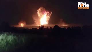 Ukrainian Drone Attack Causes EarthquakeSized Explosion in Russias Tver Region  News9 [upl. by Wayland]