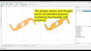 How to Draw a DoubleEnd Hook Spanner in 2D with LibreCAD  StepbyStep Tutorial [upl. by Moyers]