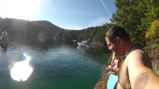 Pendrell Sound cliff jumping [upl. by Anderea]