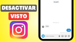 Cómo DESACTIVAR el VISTO en INSTAGRAM 2024 [upl. by Stanley295]