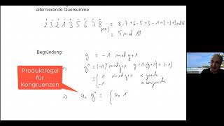 Alternierende QuersummenRegel AQSR Beweis [upl. by Arikihs]