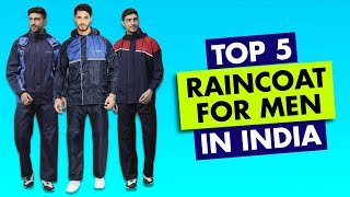 Top 5 Best Raincoat In India 2024  Best Raincoat Under 1000 For Men  Raincoat For Bikers [upl. by Martie]