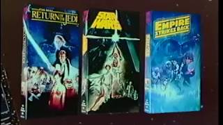 Star Wars Trilogy VHS Collectors Preview 1989 [upl. by Walling]