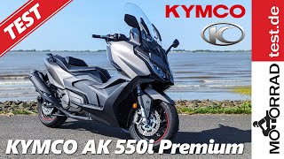 Kymco AK 550i Premium  Test deutsch  Was kann der PremiumRoller aus Taiwan [upl. by Neehar]