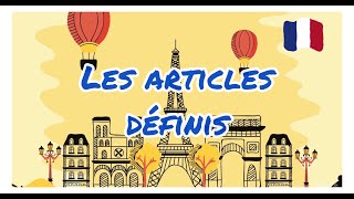 Impara il francese les articles définis [upl. by Britt]