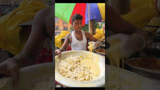 ⚡ Potato pakodi making ⚡shorts telugufoodie esangathulu streetfood foodie omelette [upl. by Aierdna]