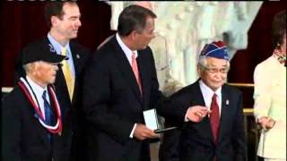 Congressional Gold Medal Ceremony Honors Nisei Veterans [upl. by Leziar530]