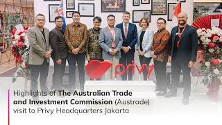 Highlights of Austrade Visit to Privy Headquarters Jakarta [upl. by Paapanen379]