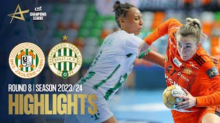 KGHM MKS Zaglebie Lubin vs FTCRail Cargo Hungaria  Round 8  EHF Champions League Women 202324 [upl. by Hilleary]