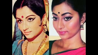 Sharmila Tagore Inspired Retro Makeup Tutorial  Beauty Maven [upl. by Adriane21]