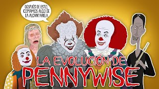 La evolución de Pennywise Animada IT Eso [upl. by Aerdnod851]