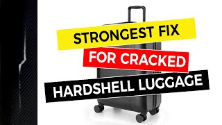 Strongest Fix for Cracked Hardshell Luggage 🧳 [upl. by Emia697]