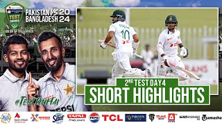 Short Highlights  Pakistan vs Bangladesh  2nd Test Day 4  PCB  M1X1U [upl. by Rolph]