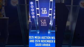 Ipl 2025 ka Mega Auction 😱 cricket ipl ipl2025 cricketnews [upl. by Dyanne]