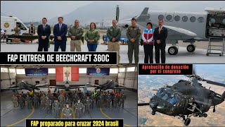 FAP entrega de Beechcraft 360C además se aprueba la donación de helicópteros UH60 al Perú‼️🇵🇪😱 [upl. by Blake]