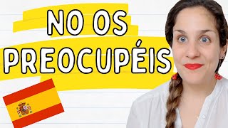 El IMPERATIVO NEGATIVO con Pronombres Reflexivos en español  ¿Cómo se forma Clase de gramática 🇪🇸 [upl. by Marmion]