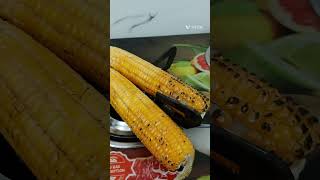 Tasty Makka 😜🌽food viralvideo shortvideo kamikasmomvegkitchen [upl. by Ahsinirt]