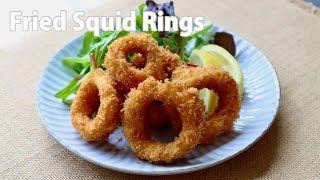 Fried Squid Rings  Japanese Cooking 101 [upl. by Yrallih]