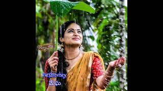 Merisindi megham song whats app telugu status [upl. by Ynamreg]