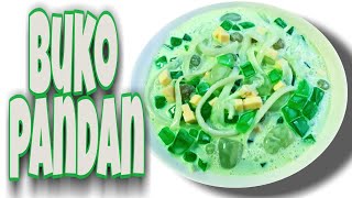 Buko Pandan  Filipino Dessert  Panlasang Pinoy [upl. by Ahsimrac]