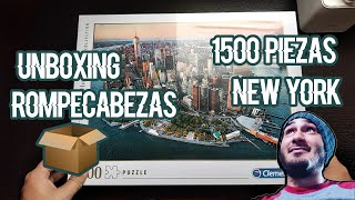 UNBOXING ROMPECABEZAS CLEMENTONI 1500 PIEZAS DE NEW YORK 👍😎 [upl. by Naima873]