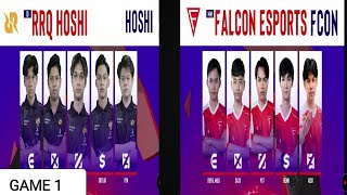 ENG RRQ HOSHI VS FALCON E GAME 1  SNAPDRAGON MOBILE CHALLENGE SEASON DAY 5 2024 [upl. by Reivax691]