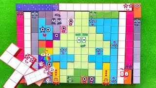 Looking for Numberblocks NEW 202 Puzzle Tetris Shape  ASMR chirping of birds [upl. by Raf]