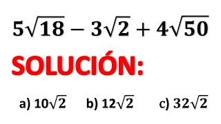 NÚMEROS IRRACIONALES SUMA Y RESTA DE RADICALES [upl. by Rahab853]