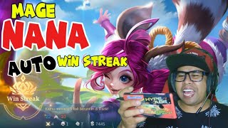 MAGE NANA AUTO WIN STREAK  MLBB GAMEPLAY [upl. by Roda249]