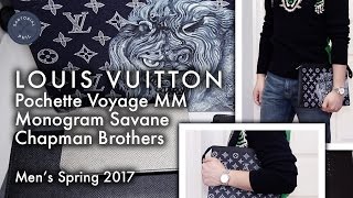 Louis Vuitton Monogram Savane Pochette Voyage MM Chapman Bros InDepth Look [upl. by Brenda]