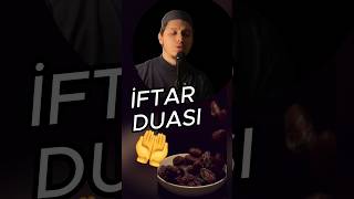 İFTAR DUASI  Anlamı ve arapçasıshorts iftar iftardua [upl. by Acirea]