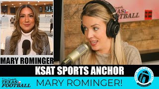 WTF KSAT Sports Reporter Mary Rominger Joins Women Talking Football [upl. by Onairam412]