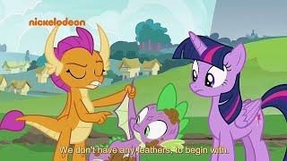 Smolder teach Spike flying MLP season 8 episode 24 [upl. by Alegnasor789]