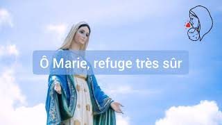 Chant à Marie  Vierge sainte Dieu ta choisie paroles [upl. by Narbig173]