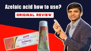 azelaic acidaziderm 20 cream how to use  aziderm 20 cream review aziderm 20 [upl. by Lledra]