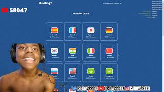 IShowSpeed Goes On Duolingo FULL VIDEO [upl. by Eelarual]