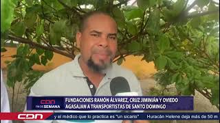 Fundación Ramón Álvarez  Cruz Jiminian y Oviedo agasajan trasnportitas de Santo Domingo [upl. by Eerak]