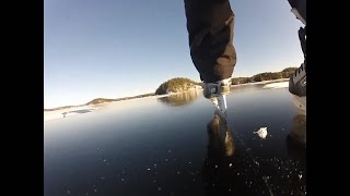 Skating on ice that is smooth as glass [upl. by Llewej]