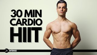 30 Min Intense Bodyweight HIIT Cardio  Endurance amp Combo Moves Workout [upl. by Rotman837]