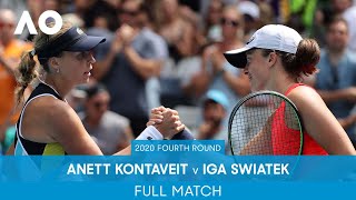 Anett Kontaveit v Iga Swiatek Full Match  Australian Open 2020 Fourth Round [upl. by Sandeep]