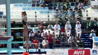 Swimming World Championships Roma 2009  Sharleen Stratton  3metres Springboard Women Final [upl. by Yeltrab]