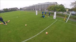 Goalkeeper training U15 session [upl. by Iney966]