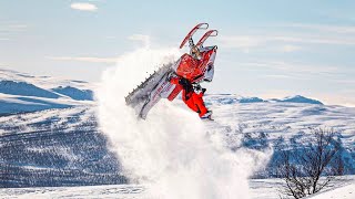 INSANE SNOWMOBILE FAILS amp WINS 2023 [upl. by Donella]