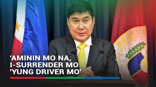 Kamaganak ng senador Raffy Tulfo has message for passenger of viral SUV with 7 plate [upl. by Lavinie]