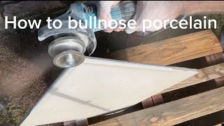 How to bullnose porcelain tiles diy bullnose porcelain trending [upl. by Nelleeus141]