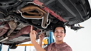 FRS UEL Header Install and Dyno [upl. by Wester]