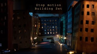 CREATING A MINIATURE CITY  Stop motion animation set [upl. by Senoj]