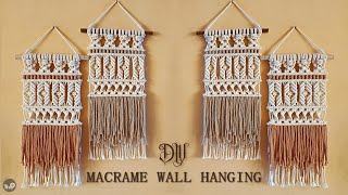 DIY Macrame Wall Hanging  Homedecor Ideas [upl. by Girvin117]